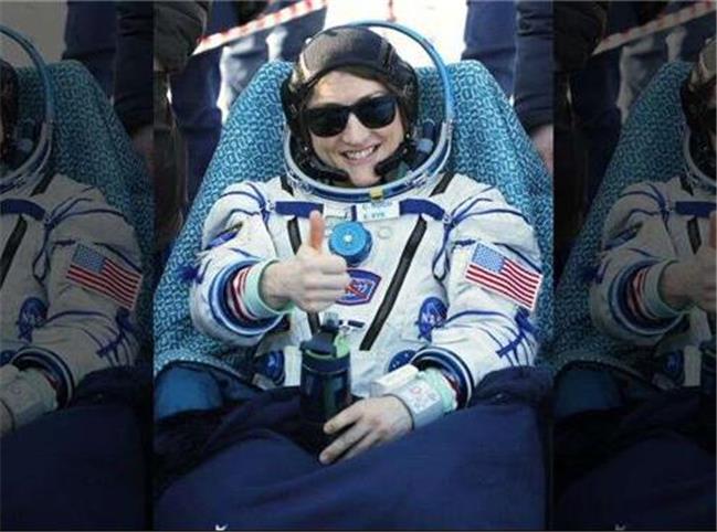 کریستینا کوک رکورد طولانی ترین سفر فضایی توسط یک زن را به‌دست آورد