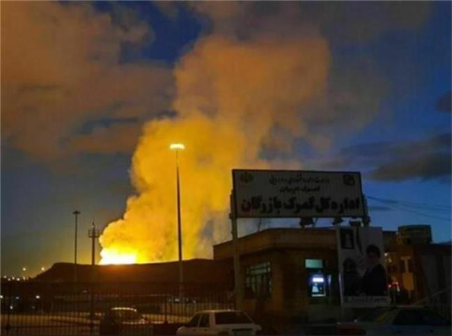 انفجار خط لوله گاز صادراتی ایران به ترکیه در نزدیکی مرز بازرگان