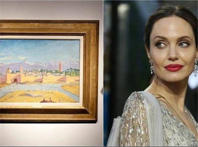 آنجلینا جولی نقاشی چرچیل را حراج می‌کند