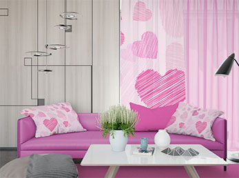 نحوه ست کردن پرده و کوسن های مبل در دیزاین خانه