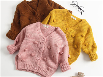 12 مدل بافت ساده و زیبای ژاکت بچه گانه