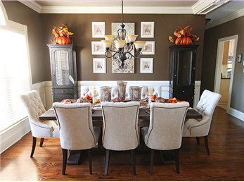 چینش قاب عکس روی دیوار