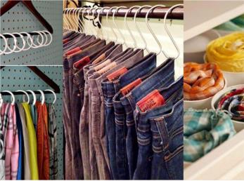 بهترین راه ساماندهی کمد لباس
