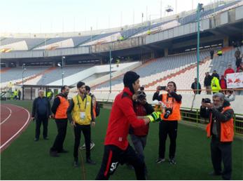 عکس‌های دیدنی بهرام افشاری با لباس دروازه‌بانی در پایتخت 6