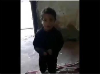 ویدیو کودک بلوچی سیل زده