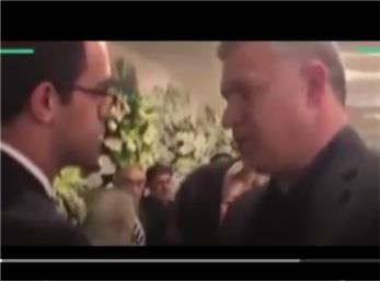 حضور علی دایی در مراسم یاد بود یکی از جان باختگان هواپیمای اکراینی