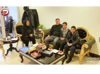 سنگ تمام علی دایی برای دو پسری که پدرشان در هواپیمای اکراینی جان باخت