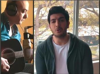 اجرای زنده و از راه دور آهنگ بی انتها از فرزاد فرزین