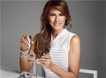 تصاویری از جواهرات گرانقیمت ملانیا ترامپ