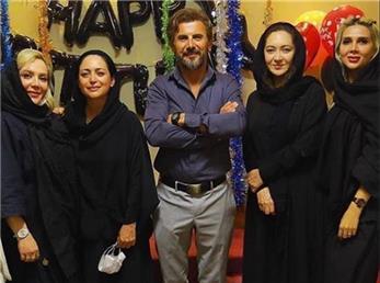 تولد امید حیایی با حضور هنرمندان+ فیلم