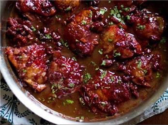 غذای تابستانی؛ مرغ با سس آلبالو