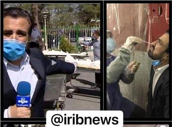 سرانجام خبرنگار كرونایی تلویزیون ،كرونا گرفت!