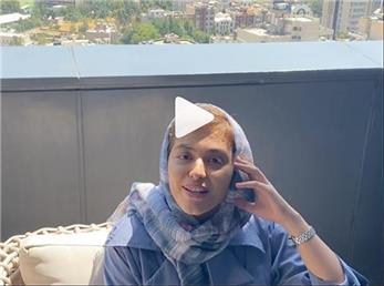 پیام تصویری عجیب ریحانه پارسا برای جدایی از مهدی کوشکی+ فیلم