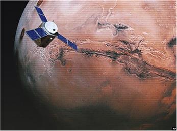 احتمال وجود دریاچه آب شور زیر سطح قطب جنوب مریخ