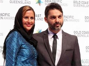 تصویر دیده نشده ای از پیمان معادی و همسرش