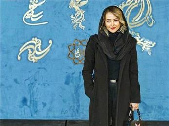 نگاهی به استایل الناز حبیبی در فرش قرمز فیلم «رمانتیسم عماد و طوبا»