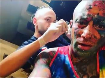 تتوی  تازه امیر تتلو در عجیب ترین جای بدنش!