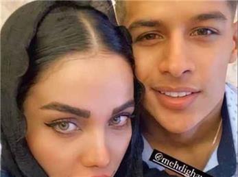 سلفی همسر مهدی قائدی جنجال بپا کرد!