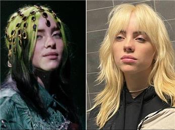 بیلی آیلیش با رنگ موهایش رکورد زد