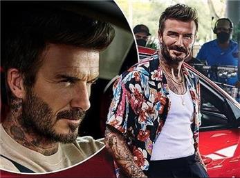 بررسی استایل جنجالی دیوید بکهام در تبلیغ مازراتی