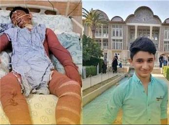 برای پسرم دعا کنید؛ آخرین وضعیت علی لندی نوجوان فداکار ایذه‌ای از زبان پدرش