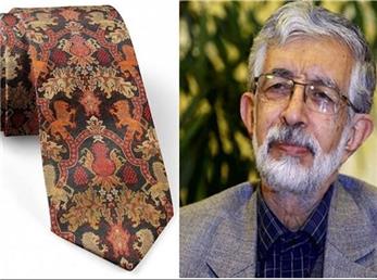 واکنش جالب حداد عادل به عبارت «دراز آویز زینتی» به جای کراوات + فیلم