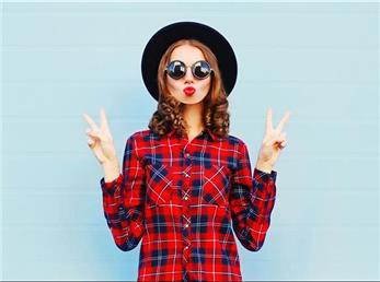 انتخاب هوشمندانه؛ پیراهن چهارخانه، استایل محبوب بهار و پاییز!