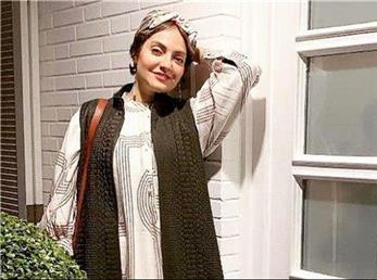 تیپ خاص و پاییزی مهناز افشار در آلمان