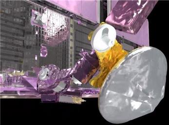 با باز شدن آنتن، جیمز وب از فضا به زمین سلام کرد