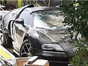 ماشین بوگاتی کریستیانو رونالدو در یک تصادف به فنا رفت!