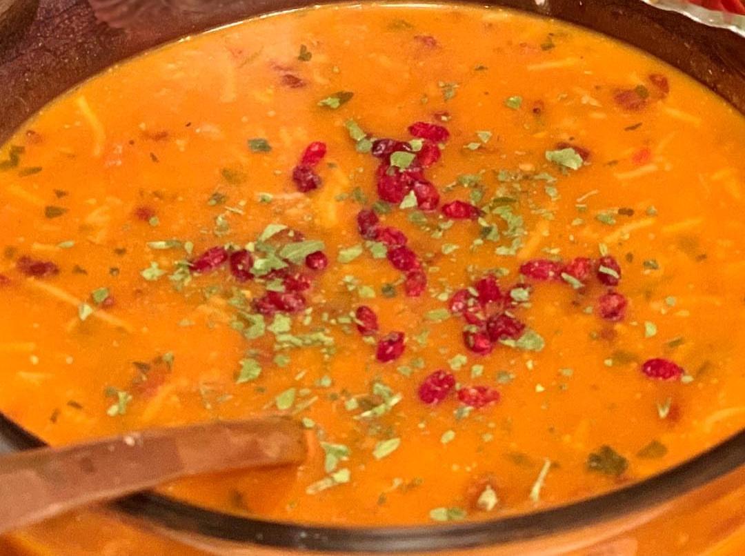 سوپ مرغ و ورمیشل
