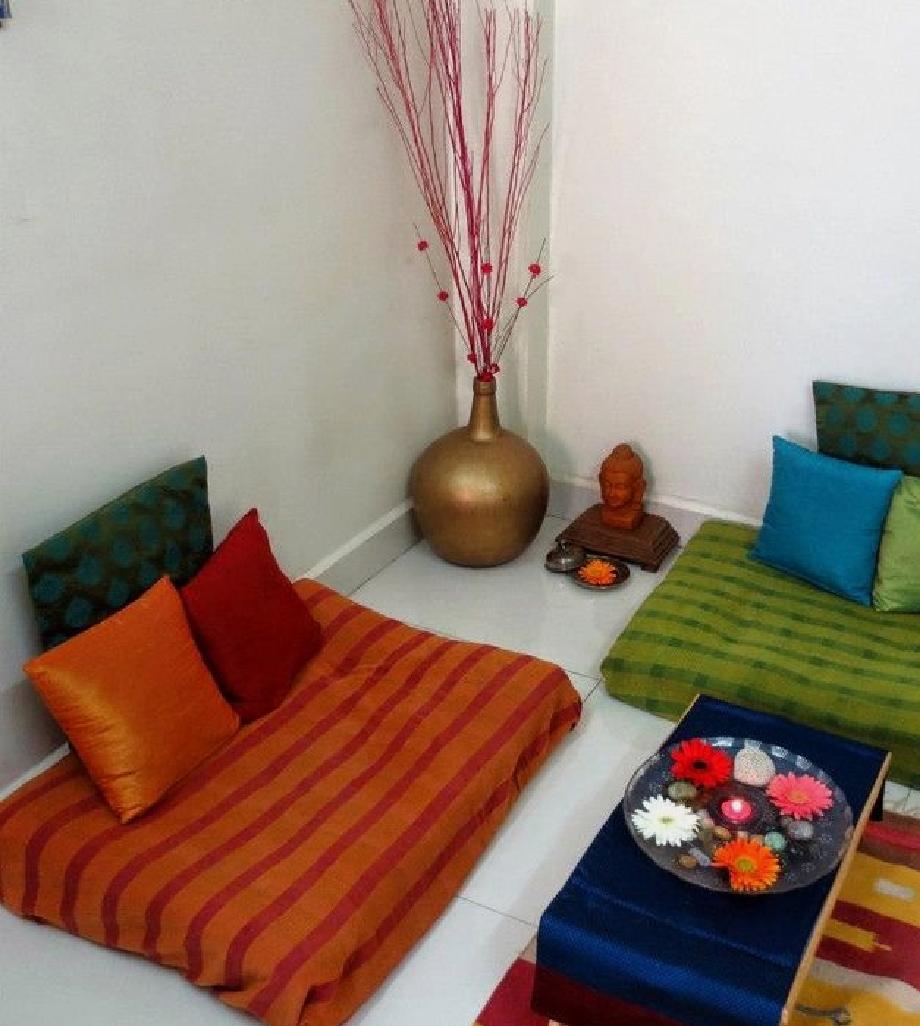استفاده از پشتی بجای مبل