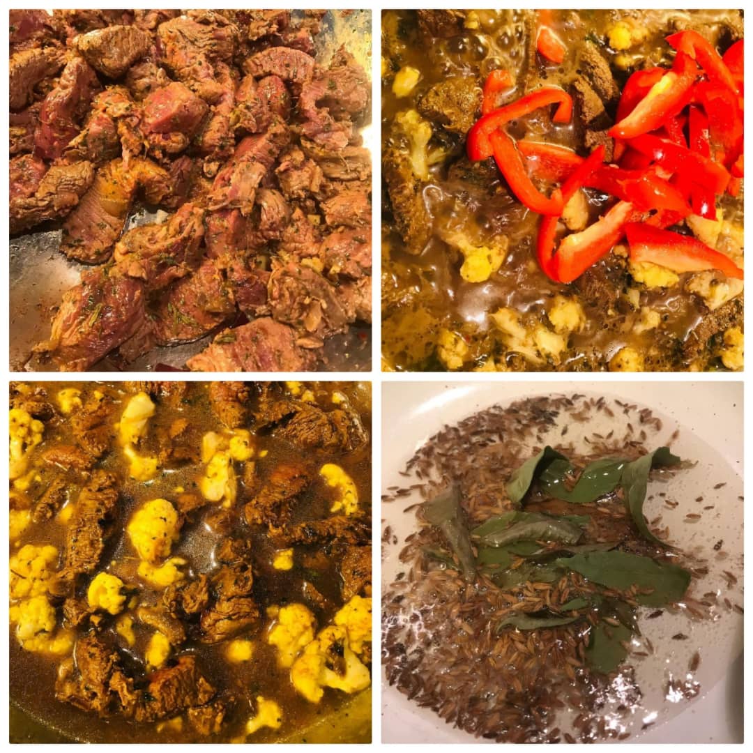 کاری گل کلم غذایی پاییزی