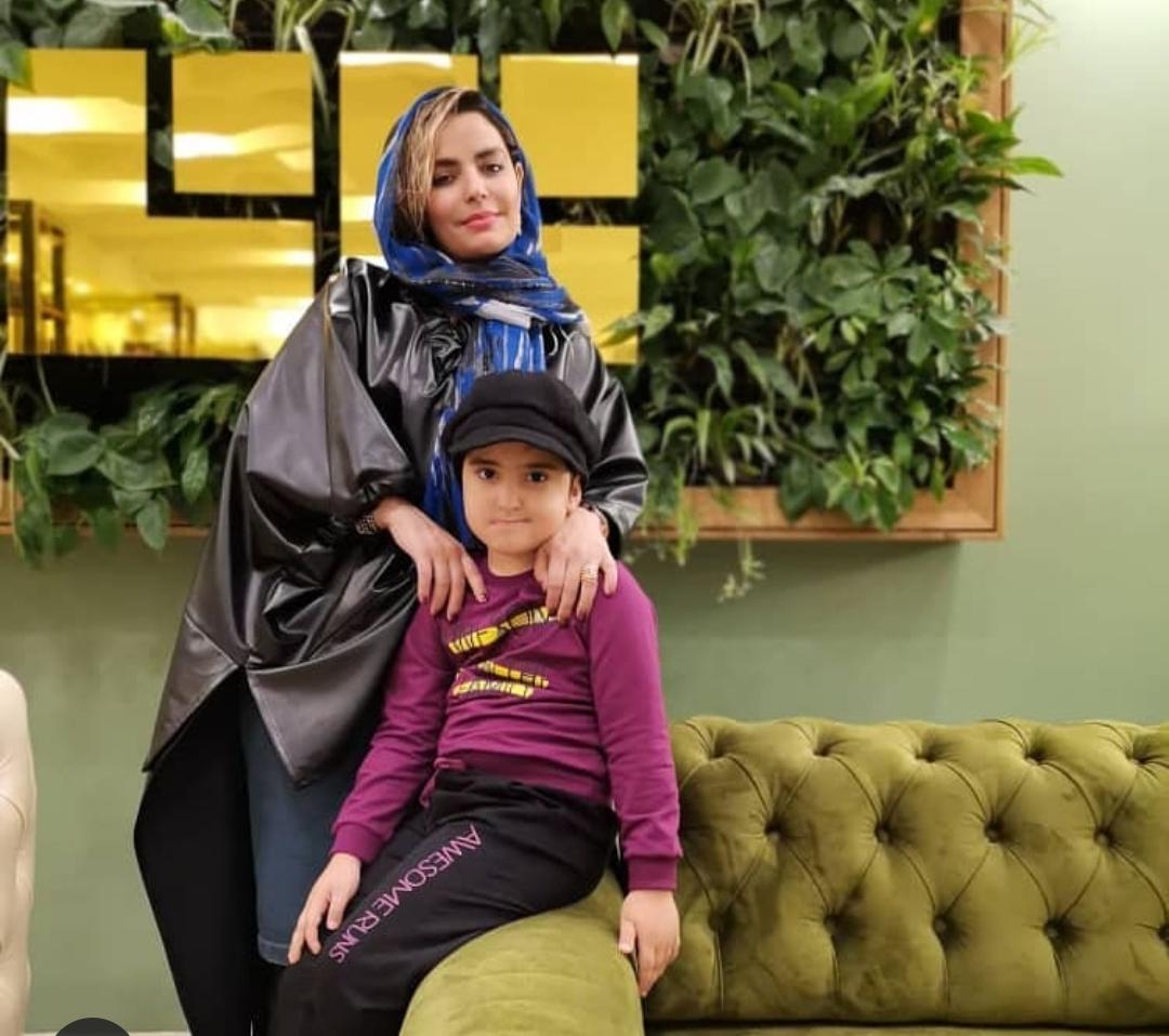 سپیده خداوردی و پسرش سانیار
