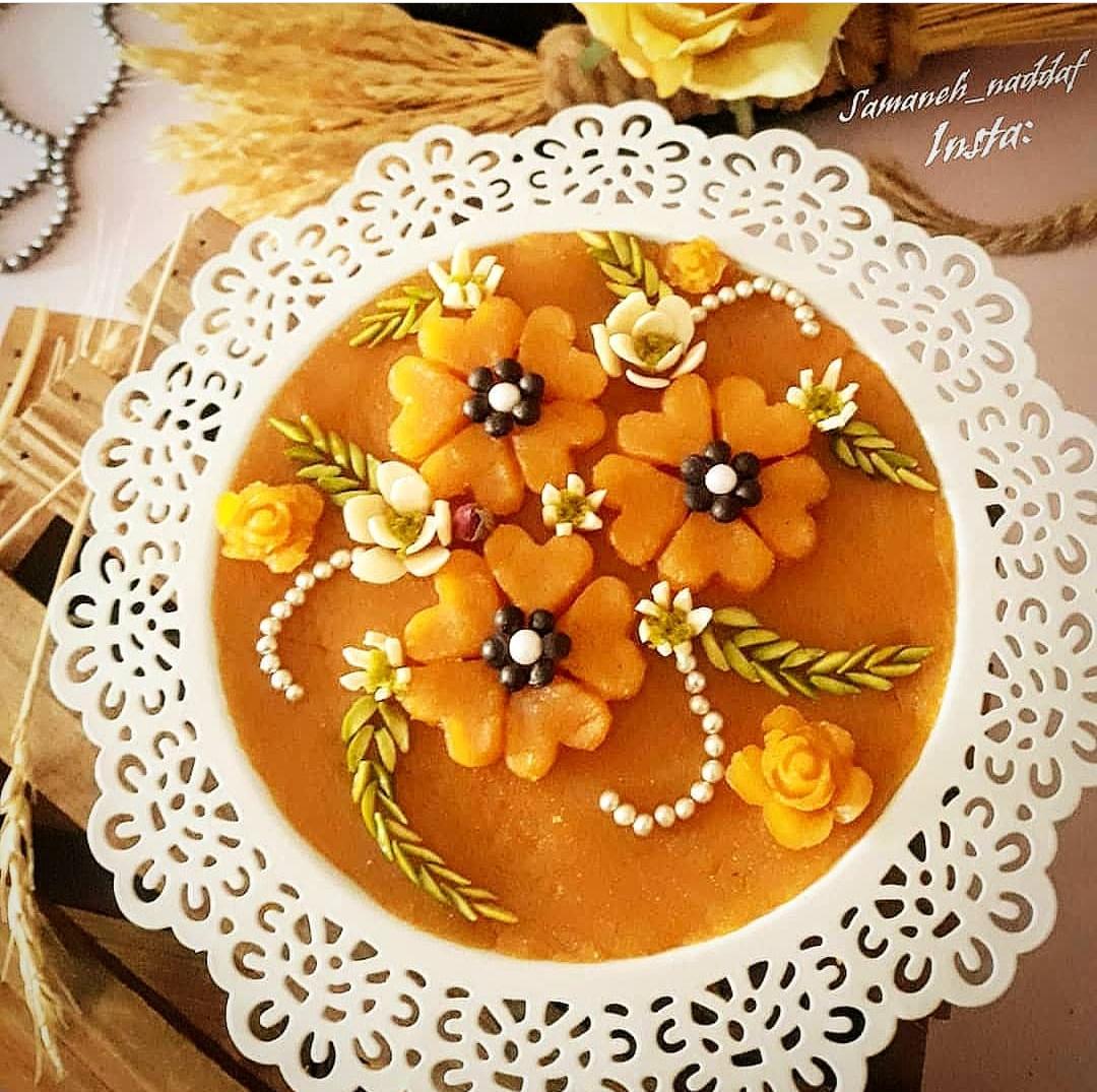 تزیین حلوا
