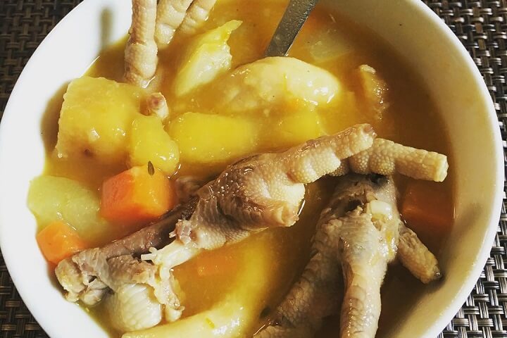 سوپ پای مرغ