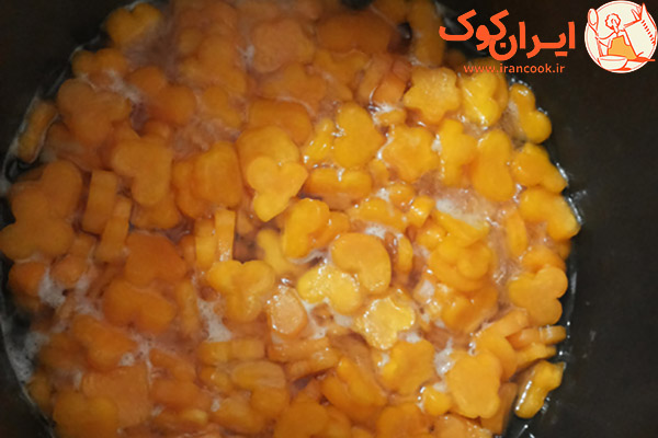 کدو در آب و شکر