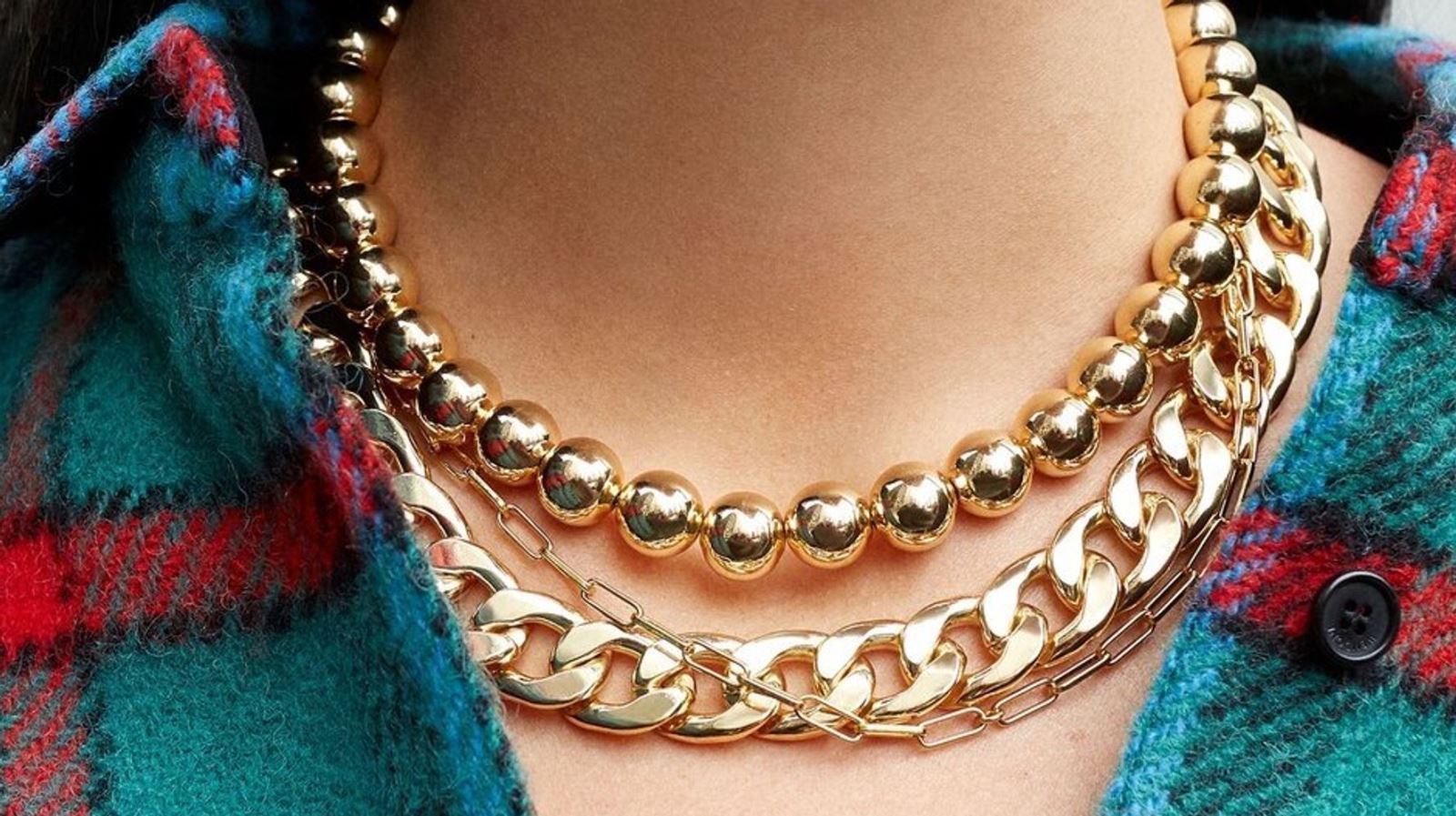 گردنبندهای زنجیر شکل