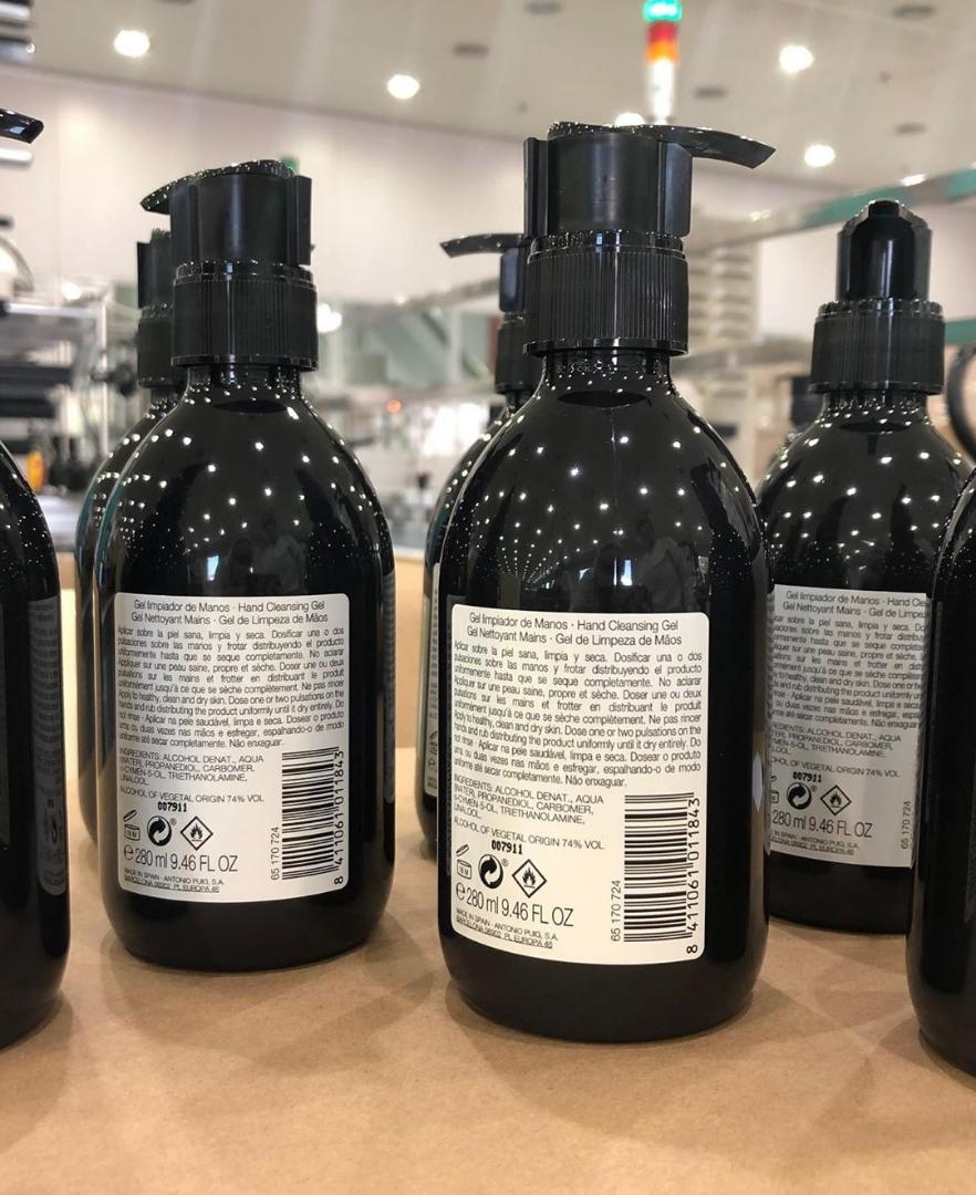 تغییر کاربری خط تولید عطر شکیرا به ماده ضد عفونی کننده دست