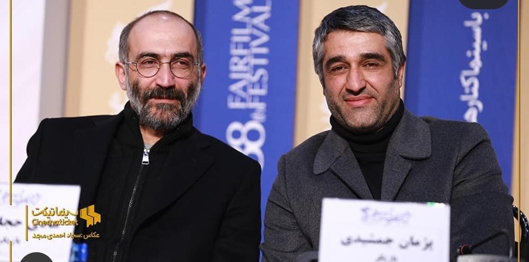 |زمان جمشیدی در نشست خبری فیلم دوزیست
