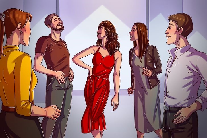 جذب افراد با پوشیدن رنگ قرمز